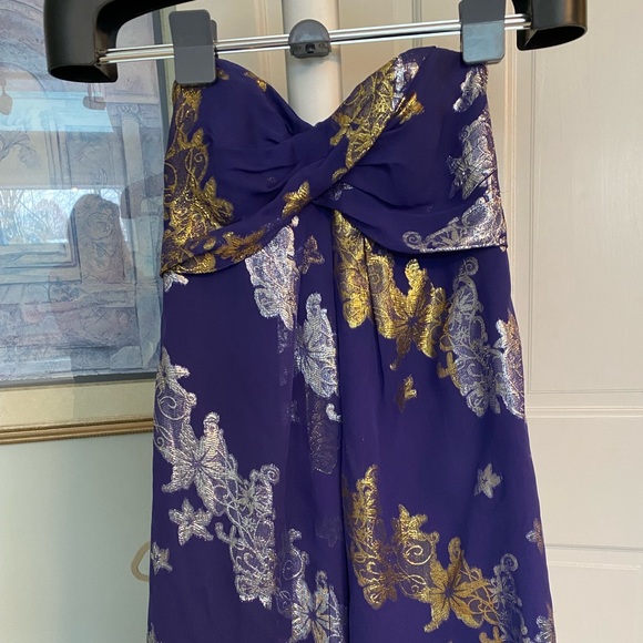 BEAUTIFUL Nicole Miller Strapless Cocktail Dress - Picture 5 of 9